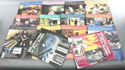 various-Studio Sound mags Jan 99 -  Dec 01